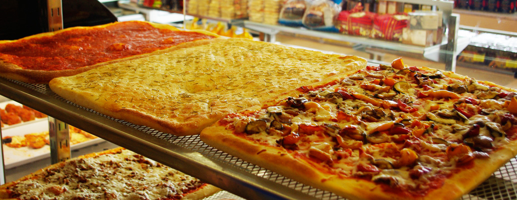 Our homemade, hand rolled pizza is made fresh all day, every day!